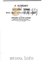 A GLOSSARY OF BOTANIC TERMS（ PDF版）
