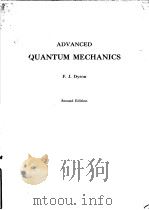 ADVANCED QUANTUN MECHANICS PDF电子版封面