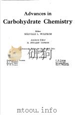 ADVANCES IN CARBOHYDRATE CHEMISTRY VOLUME 9 PDF电子版封面 MELVILLE L.WOLFROM