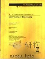 ALT'97 INTERNATIONAL CONFERENCE ON LASER SURFACE PROCESSING（1997 PDF版）