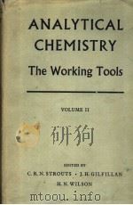 ANALYTICAL CHEMISTRY PDF电子版封面 C·R·N·STROUTS J·H·GILFILLAN H·