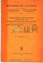BOTANISCHE STUDIEN     PDF电子版封面    W·TROLL 