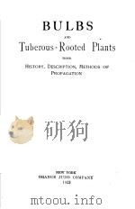 BULBS PDF电子版封面 G.L.ALLEN