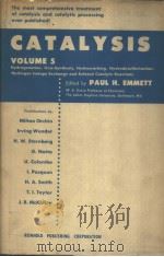 CATALYSIS VOLUME 5 PDF电子版封面 PAUL H·EMMETT