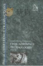 CIVIL AEROSPACE TECHNOLOGIES FITEC98 PDF电子版封面 1860581684