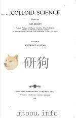 COLLOID SCIENCE VOLUME Ⅱ REVERSIBLE SYSTEMS PDF电子版封面 H.R.KRUYT