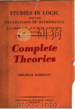 COMPLETE THEORIES PDF电子版封面