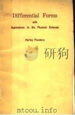 DIFFRERNTIAL FORMS WITH APPLICATIONS TO THE PHYSICAL SCIENCES PDF电子版封面 HARLEY FLANDERS