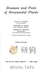 DISEASES AND PESTS OF ORNAMENTAL PLANTS PDF电子版封面 PASCAL P·PIRONE