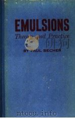 EMULIONS THEDRYA AND PRACITICE PDF电子版封面 PAUL BEHER