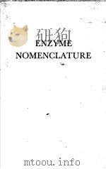 ENZYME NOMENCLATURE PDF电子版封面