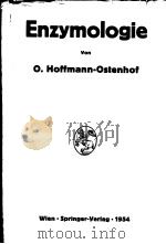 ENZYMOLOGIE PDF电子版封面 OTTO HOFFMANN-OSTENHOF