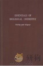 ESSENTIALS OF BIOLOGICAL CHEMISTRY PDF电子版封面 FAIRLEY KILGOUR