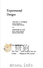 EXPERIMENTAL DESIGNS（ PDF版）