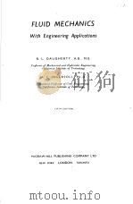 FLUID MECHANICS PDF电子版封面 R·L·DAUGHERTY A·B M·E