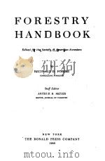 FORESTRY HANDBOOK EDITED FOR THE SOCIETY OF AMERICAN FORESTERS（ PDF版）