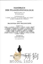 HANDBUCH DER PFLANZENPHYSIOLOGIE ENCYCLOPEDIA OF PLANT PHYSIOLOGY ⅩⅣ PDF电子版封面 A.PIRSON