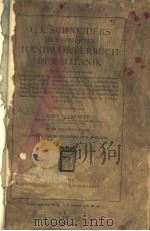 HANDWORTERBUCH DER BOTANIK PDF电子版封面