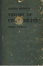 HAROLD JEFFREYS THEORY OF PROBABILETY PDF电子版封面 THIRD BDITION