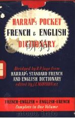 HARRAP‘S POCKET FRENCH AND ENGLISH DICTIONARY PDF电子版封面 R·P·JAGO