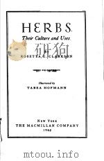 HERBS THEIR CULTURE AND USES（ PDF版）