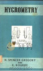 HYGROMETRY PDF电子版封面 H·SPENCER GREGORY