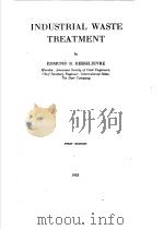 INDUSTRIAL WASTE TREATMENT PDF电子版封面 EDMUND B·BESSELIEVRE