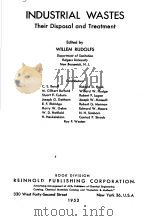 INDUSTRIAL WASTES PDF电子版封面 WILLEM RUDOLFS