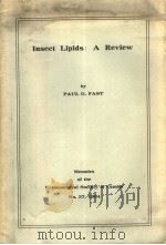 INSECT LIPIDS A REVIEW PDF电子版封面 G·FAST