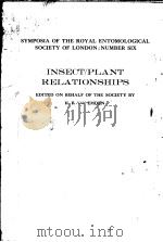 INSECT/PLANT RELATIONSHIPS（ PDF版）