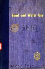 LAND AND WATER USE PDF电子版封面