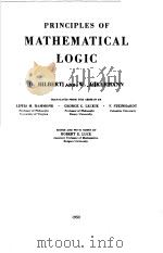 MATHEMATICAL LOGIC PDF电子版封面 D·HILBERT AND W·ACKERMANN