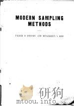 MODERN SAMPLING METHODS PDF电子版封面 PALMER O·JOHNSON AND MUNAMARTY