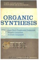 ORGANIC SYNTHESIS 2 PDF电子版封面