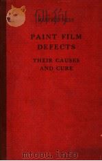 PAINT FILM DEFECTS PDF电子版封面 MANFRED HESS