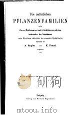 PFLANZENFAMILIEN Ⅲ.TEIL ABTEIIUNG 6. UND 6A.（ PDF版）