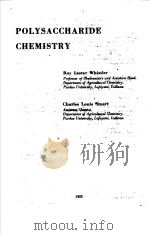 POLYSACCHARIDE CHEMISTRY PDF电子版封面