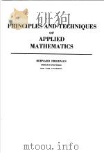 PRINCIPLES AND TECHNIQUES OF APPLIED MATHEMATICS PDF电子版封面