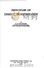 PRINCIPLES OF INSECT MORPHOLOGY PDF电子版封面 R.E.SNODGRASS