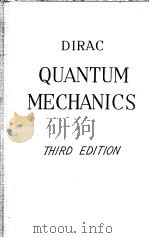 PRINCIPLES OF QUANTUM MECHANICS PDF电子版封面 P·A·M·DIRAC