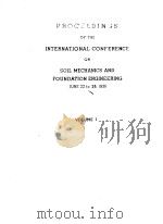 PROCEEDINGS OF THE INTERNATIONAL CONFERENCE ON SOIL MECHANICS AND FOUNDATION ENGINEERING JUNE 22 TO PDF电子版封面