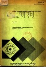 RADIATION MEASUREMENTS AND THE SPECTRUM（ PDF版）