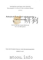 Radiophysikalisches und radiochemisches Grundpraktikum PDF电子版封面