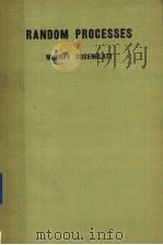 RANDOM PROCESSES     PDF电子版封面    MURRAY ROSENBLATT 