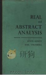 REAL AND ABSTRACT ANALYSIS PDF电子版封面 EDWIN HEWITT