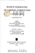 RODD'S CHEMISTRY OF CARBON COMPOUNDS VOLUME I PART A PDF电子版封面 S·COFFEY