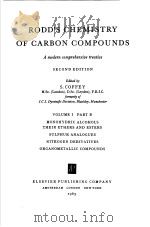 RODD'S CHEMISTRY OF CARBON COMPOUNDS VOLUME I PART B PDF电子版封面 S·COFFEY
