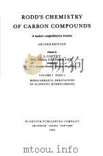 RODD'S CHEMISTRY OF CARBON COMPOUNDS VOLUME I PART C PDF电子版封面 S·COFFEY