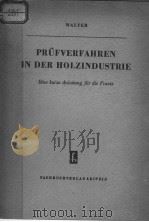 RRUFVERFAHREN IN DER HOLZINDUSTRIE PDF电子版封面