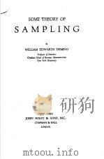 SAMPLING PDF电子版封面 WILLIAM EDWARDS DEMING